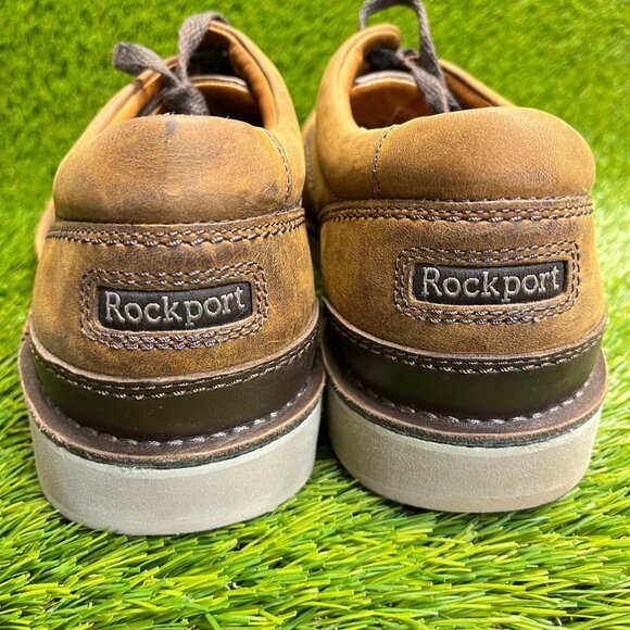 Rockport Prestige Mens Size 12 Brown Casual Classic Plain Toe Oxford Shoes main image 4